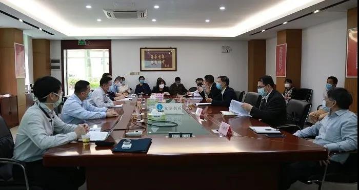 广州市科技局、广州市统计局等主要向导一行调研白云山皇冠现金公司