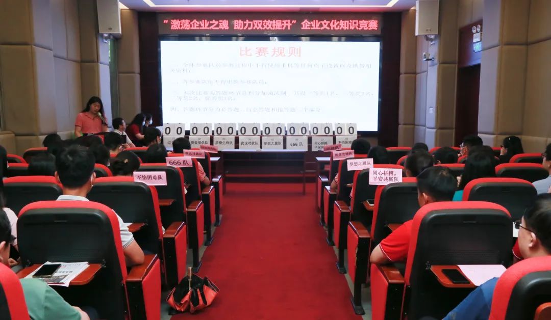 激荡企业之魂 助力双效提升——白云山皇冠现金公司乐成举行企业文化知识竞赛